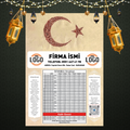 Ramazan İmsakiyesi - 1023
